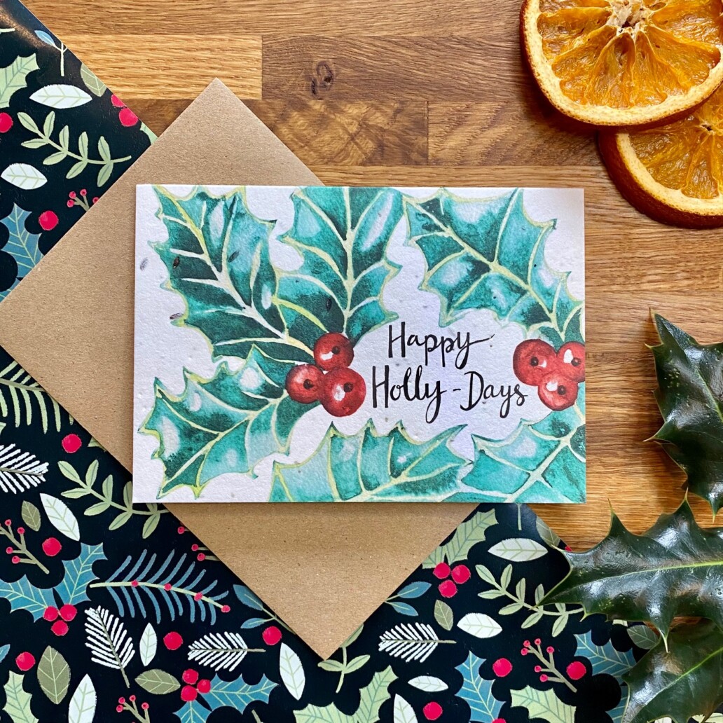 plantable christmas card